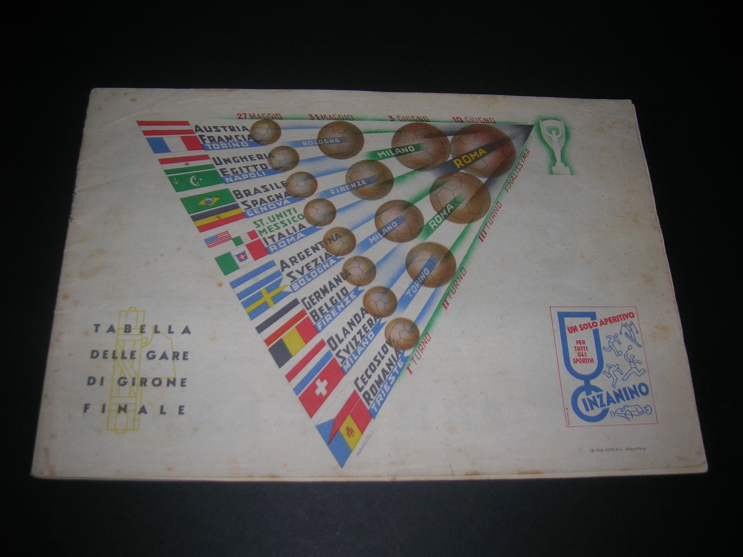 Mondiali calcio 1934 presentazioni delle squadre - A